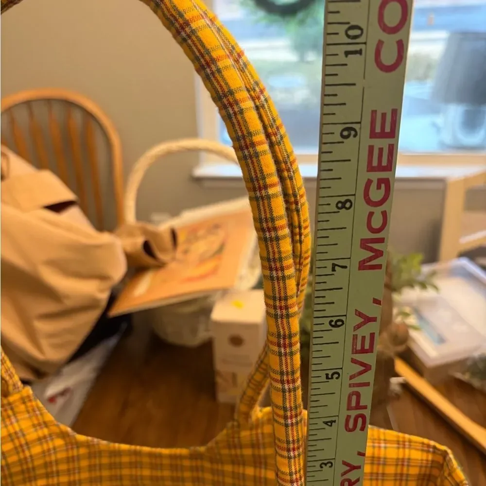 Anne Ormsby canvas 90’s Green Golf-Themed Tote Bag - Picture 14 of 15